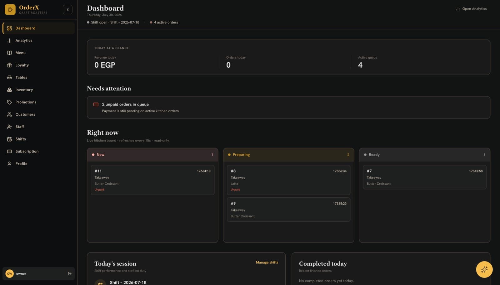 OrderX — screenshot 3