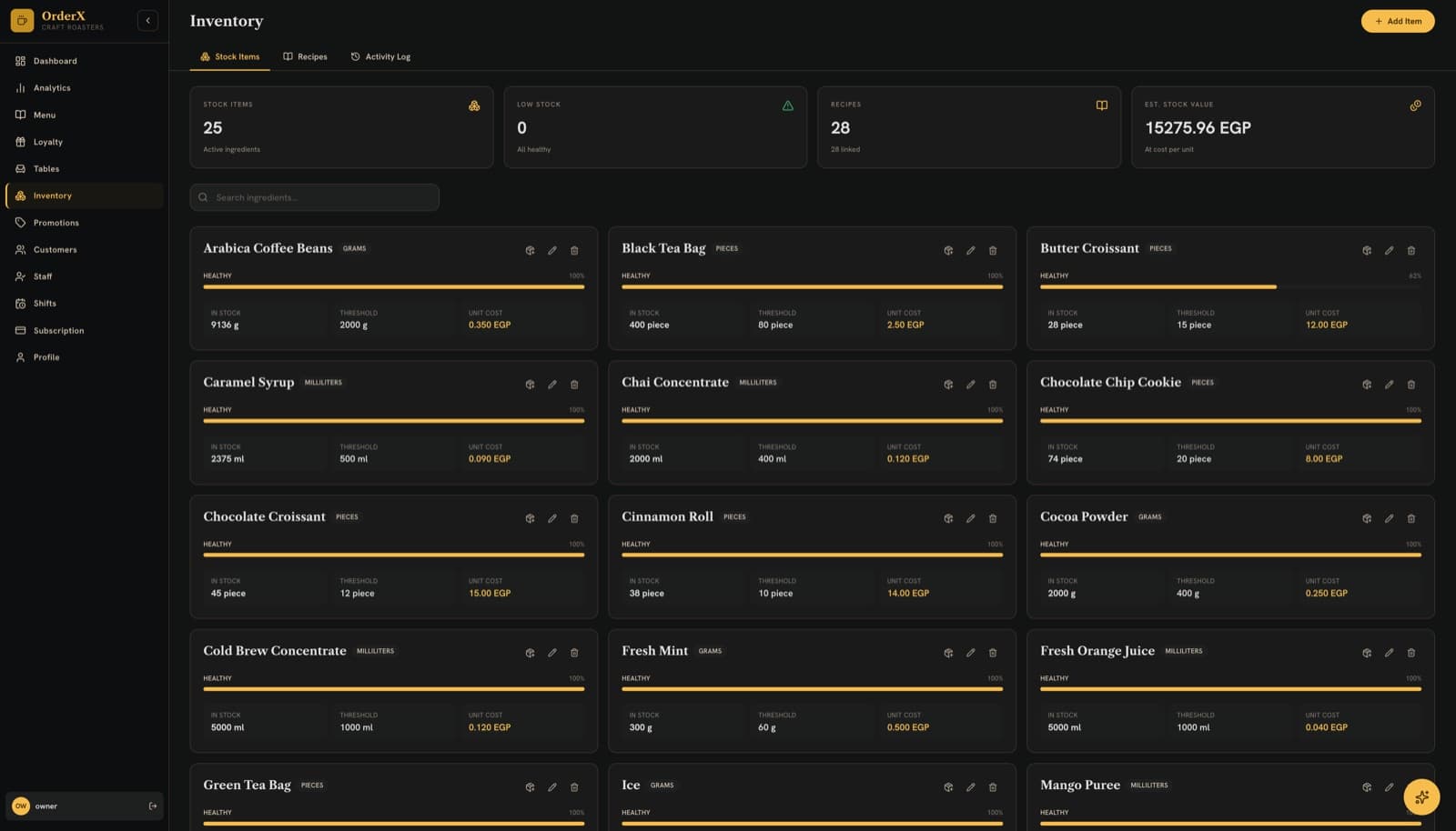 OrderX — screenshot 4